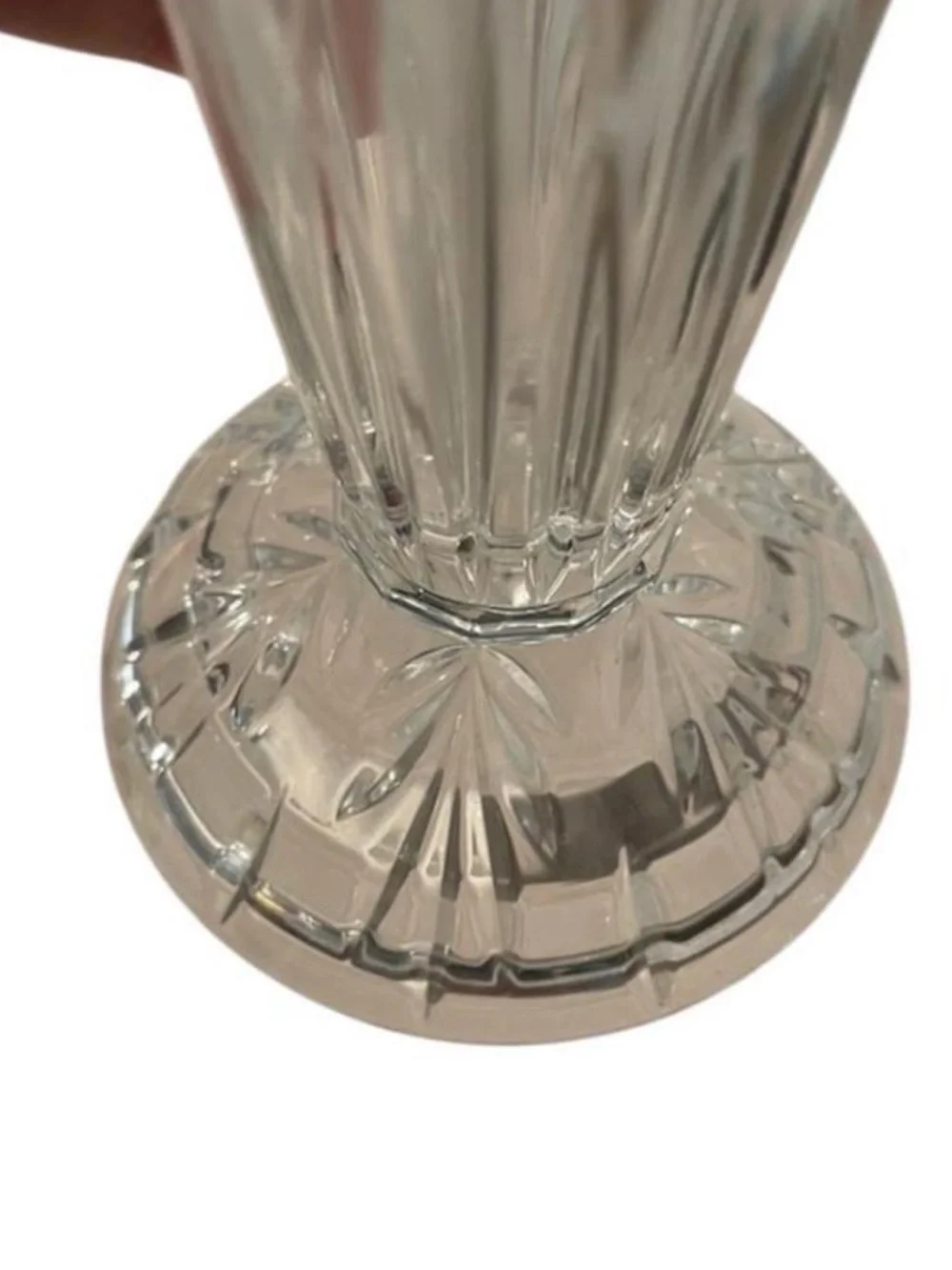 Vintage Princess House Highlights Crystal Vase 781 Pillar Candle Holder Germany